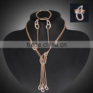 New Design Gold Jewelry Costume Jewelry Set China Fashion Jewelry Set thumbnail-1