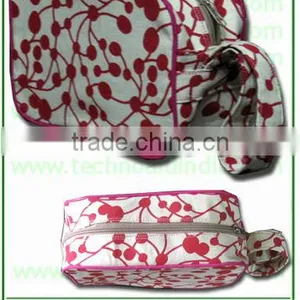 100% Cotton Canvas Cosmetic Bags thumbnail-1