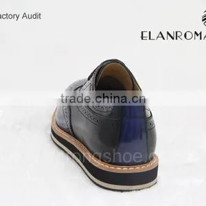 Wholesales Men Casual Leather Flat Sole Leather Shoes for Men thumbnail-4