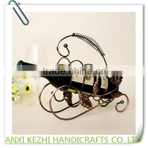 KZ9-60012 Bottle Frame, Wrought Iron Creative Sunflower Wine Rack Table Decoration thumbnail-1