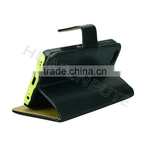 Leather Case For IPhone 5c , Flip Covers For IPhone 5c Mobile Case thumbnail-1