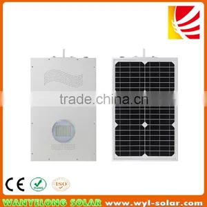 CE Certificated 15W to 100W Integrated All in One Solar Street Light With Sensor thumbnail-5