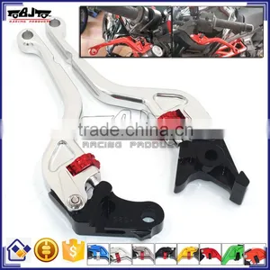 BJ-LS-010 Customized CNC Aluminum Short Motorbike Adjustable Motorcycle Brake Clutch Lever for Ducati 821 MONSTER 2014-2015 thumbnail-1