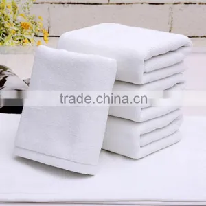 White Hotel Towel/Factory Price Cotton Beach Bath Towel thumbnail-1