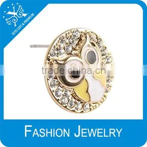 2014 Fashion Earrings Gold Earrings for Young Girls Jewelry Earrings thumbnail-1