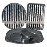 Disposable Bbq Tray Aluminum Foil Grill Tray thumbnail-1