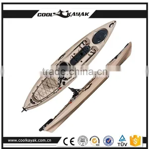 Non Inflatable Cheap Canoe Kayak Accessories Aluminum Rudder With Pedal Apply to Boat Made in China thumbnail-6