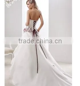 Limited Edition White/Floral Wedding Dress thumbnail-2