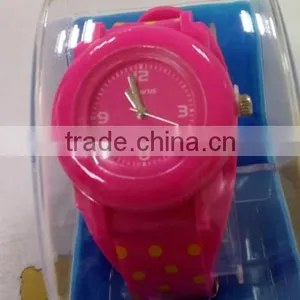 Colorful Plastic Quartz Movement Cool Watch for Teenagers thumbnail-4
