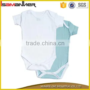 Bulk Best Quality Newborn Baby Unisex Softextile Plain Baby Rompers Supplier's Choice thumbnail-1