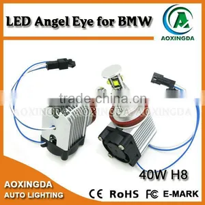 40W H8 LED Angel Eye Halo Ring Light Marker thumbnail-1