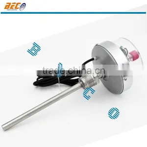 Chrome Plated Electric Contact Bimetallic Thermometer Wtih Alarm thumbnail-3