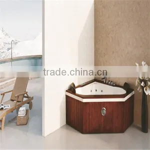 2014 Chinese Factory Wooden Bathtub With Whirlpool Massage Jets thumbnail-1