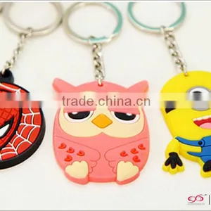 2015 Hot Cheap Wholesale Fashion Cartoon Design Keychain Quality Choice thumbnail-1