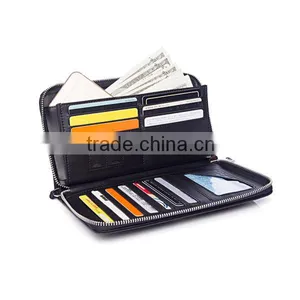 Whoesale Brand Fashion Trendy Zipper Wallets for Men thumbnail-3