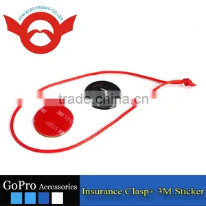 Insurance Clasp Safety Tethers With 3M Sticker for GoPro Hero 3+/3/2/1 Gp21 thumbnail-6
