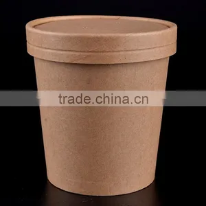 32oz High Quality Kraft Soup Containers thumbnail-3