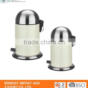 Stainless Steel Trash Can Pedal Bin Hospital Waste Bin thumbnail-1
