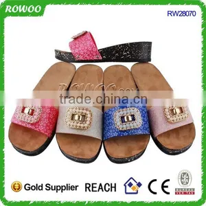 Flip Flops Women Wedge Sandals, High Heel Wedge Wood Sandals, Soft Wood Sandals thumbnail-2