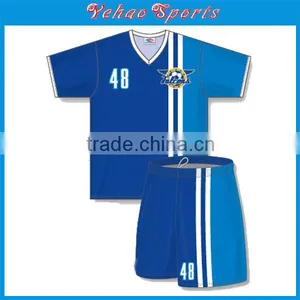 2016 New Design Breathable Fabric Custom Kids Soccer Kits thumbnail-1