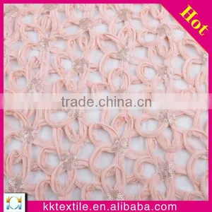 Hot Sale Sequins Chiffon Ribbon Twine Embroidery Design Indian Embroidery Lace thumbnail-1