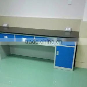 Steel Laboratory Furniture Work Bench With Reagent Rack thumbnail-5