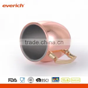 Everich Spray Painted Stainless Steel Copper Moscow Mule Mug With Creative Design thumbnail-6