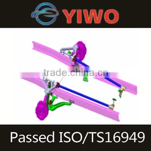 2.4 Ton Coach Steerable Lift Axle Suspension System Customizable thumbnail-1