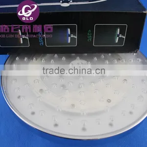 7 Color Changing RGB LED Shower Head 9 LED Shower Temperature Sensor Controlled ABS Chroming No Need Power Shower Faucets thumbnail-2