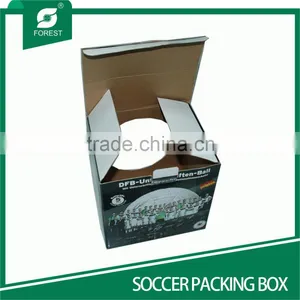 PAPER PACKING BOX WITH HOLE FOR FOOTBALL thumbnail-4