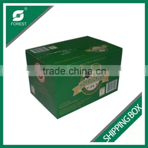 2015 WHOLESALE FREE DESIGN SHIPPING BOX CUSTOM PRINT LOGO 24 BOTTLES BEER SHIPPING BOX thumbnail-1