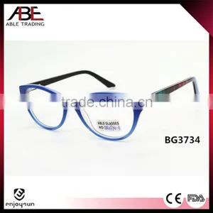 New Stylish 2016 Ladies High Level Handmade Acetate Eyeglasses Optical Frames Optics Spectacle Supplier's Choice thumbnail-3