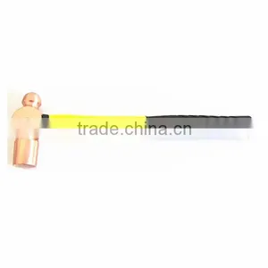 Sparkfree Ball Peen Hammer With Fiberglass Handle,Copper Hammers thumbnail-1
