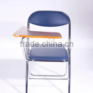 Plastic Folding PU Conference Chairs With Writing Board 1084B thumbnail-1