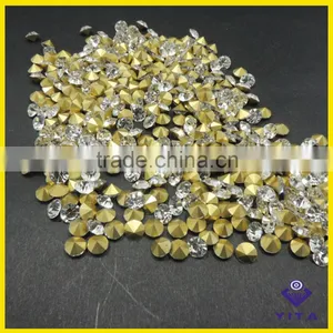 China Suplier Wholesale White Crystal Rhinestone for Latest Dress Designs thumbnail-4