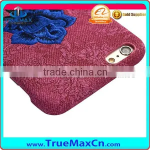 For IPhone6 6S Embroidery Rose Pattern Back Case thumbnail-3