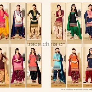 EMBROIDARY COTTON PATIYALA SUIT thumbnail-5