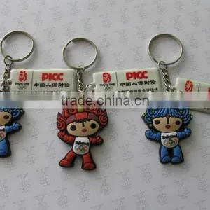 Cartoon Pvc Rubber Key Ring thumbnail-1
