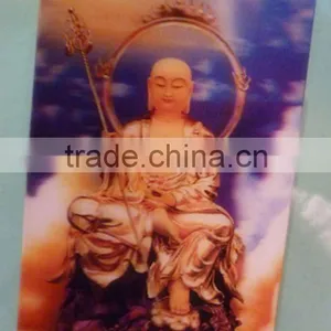 Clear 3D Lenticular Buddhism Card for Blessing thumbnail-1