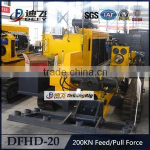 DFHD-20 20ton Full Hydraulic Horizontal Directional Drilling Machine Self-propelled With Rubber Crawler Belts thumbnail-1
