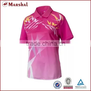 Wholesale Thailand Quality Grade Original Sublimation Badminton Jersey thumbnail-5