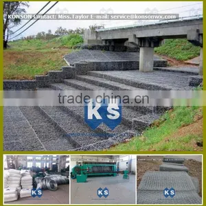Galvanized Hexagonal Wire Mesh Box For Bridge Protection thumbnail-1
