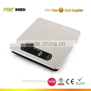New Design 10 KG Food Scale Digital Kitchen Stainless Steel Smart Weigh Kitchen Scale thumbnail-2