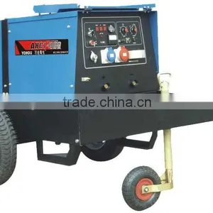 Trailer Portable Chinese Diesel Powered +weichai WP2 Engine Welder Generator thumbnail-2