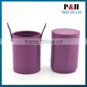 Oem Handmade Leather Box , Box for Foundation Brush Leather Tool Box thumbnail-6