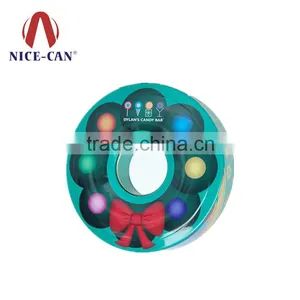 Beautiful Gifts Circinate Shape Tin Box Gift Tin Box thumbnail-5
