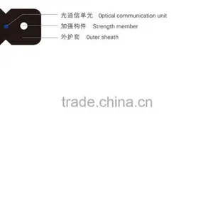 INDOOR FTTH OPTICAL FIBER BOW-TYPE DROP CABLE PRICE thumbnail-2