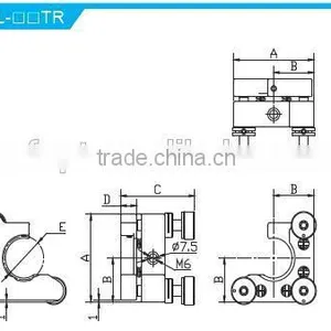 MSCL-08TR/Height of Center Height 25.4mm/high Repeatability Kinematic C Type Mounts With 2 Adjusters/laser Mirror Mount thumbnail-2