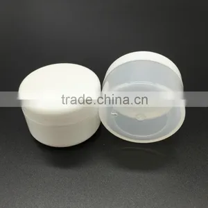 China Wholesale 15g White Recycled Empty Cylinder Plastic pp Cosmetic Jars thumbnail-3