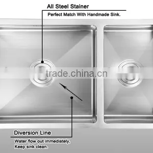 Sound Deadening Pads Sink CUPC Approval Stainless Steel Handmade Kitchen Sink thumbnail-3